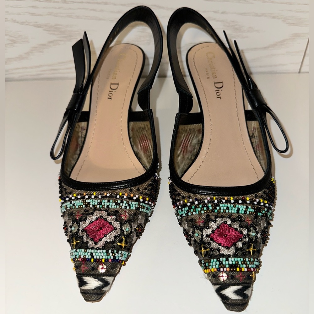 Gently used Christian Dior shoes size 37 (7us)